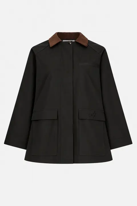 Collar Jacket - Black