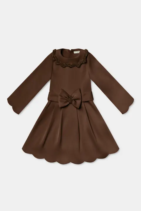 BENTI Limited Edition Dress - Dark Brown