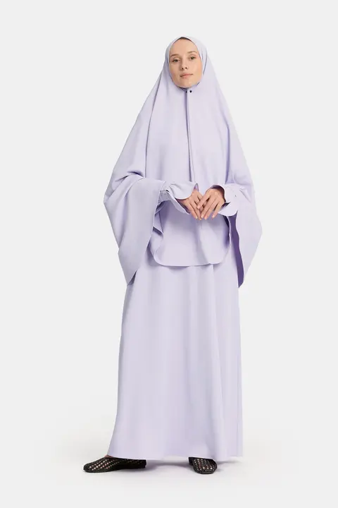 Mastour Khimar Set - Pastel Purple