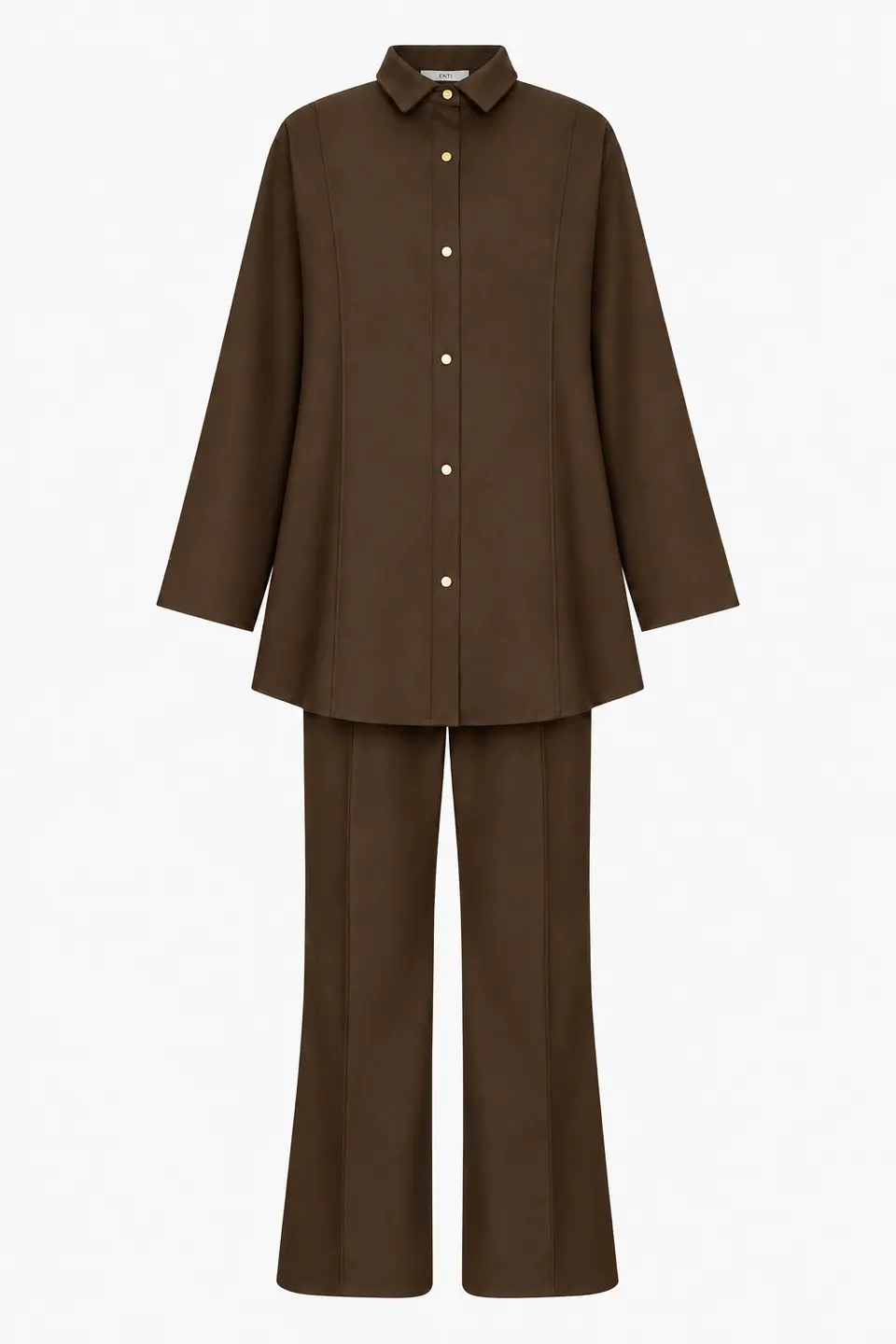 Two Piece Set - Dark Brown