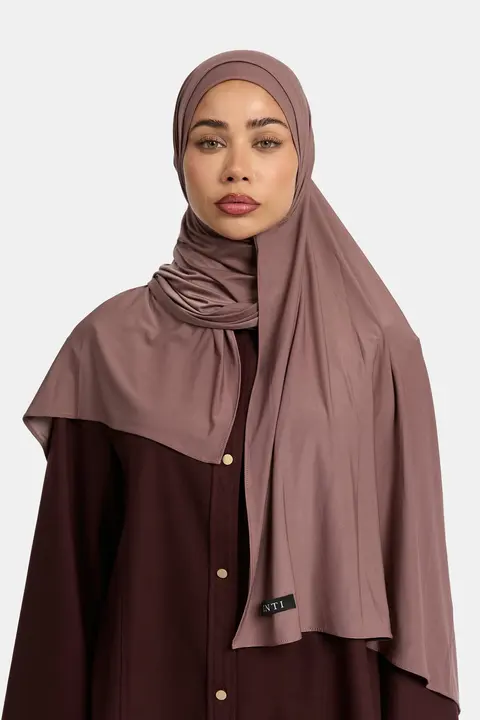 Liquid Jersey Hijab – Dark Purple