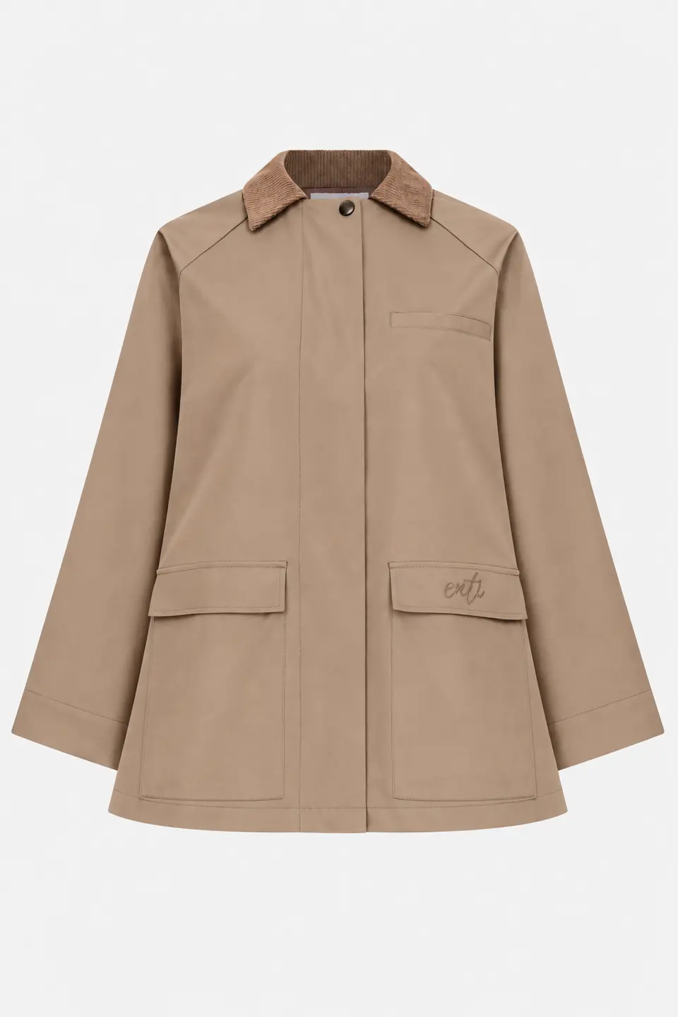 Collar Jacket - Khaki Brown