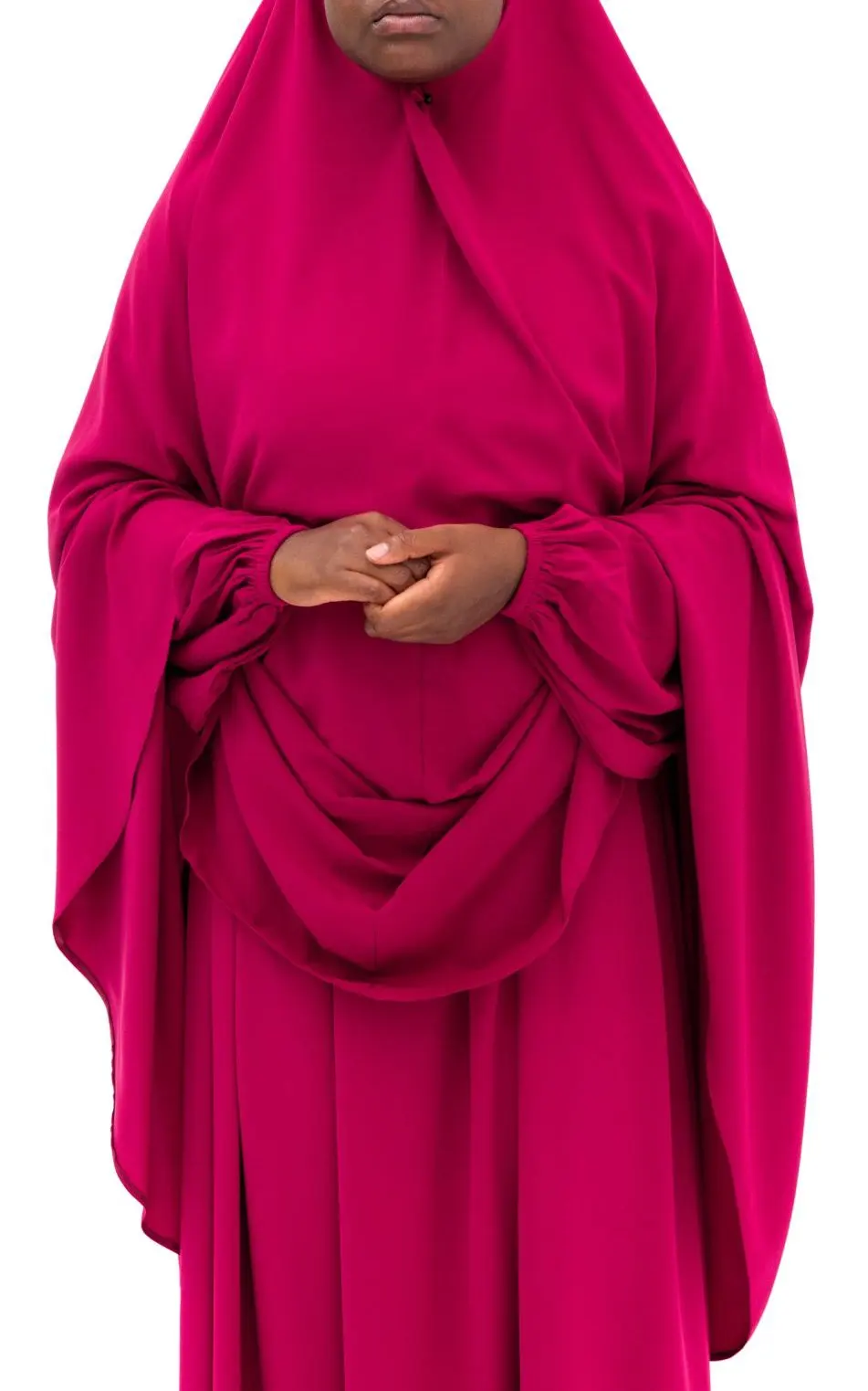 Saoudi Knie Khimaar Fuchsia