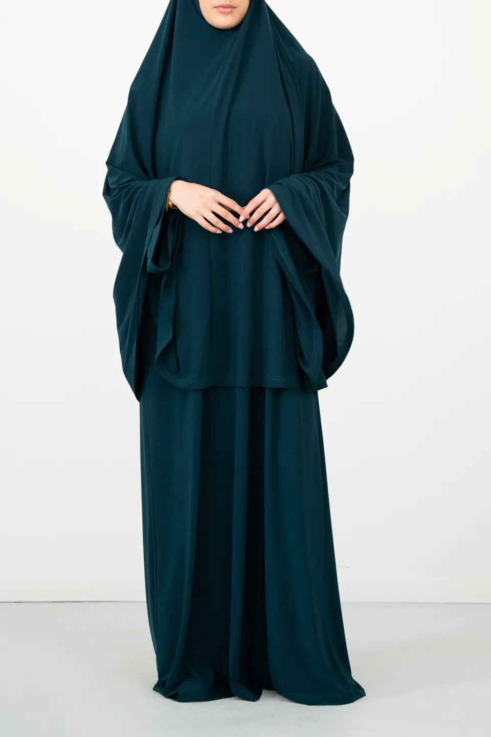 Abaya Premium Jersey Forest Green