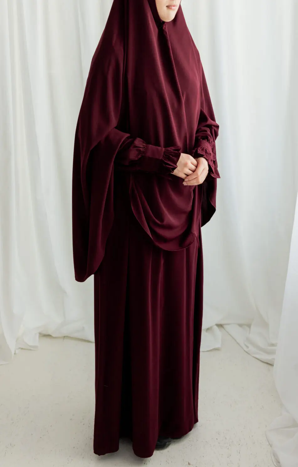 Abaya Basic Maroon