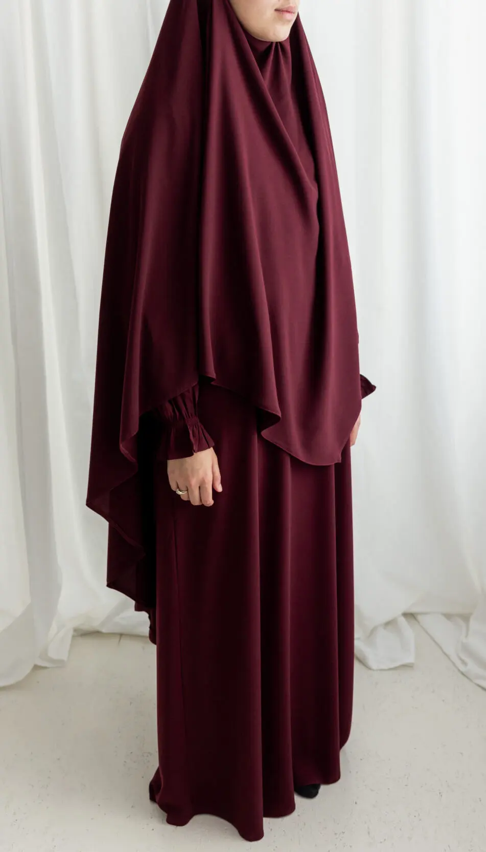 Abaya Basic Maroon