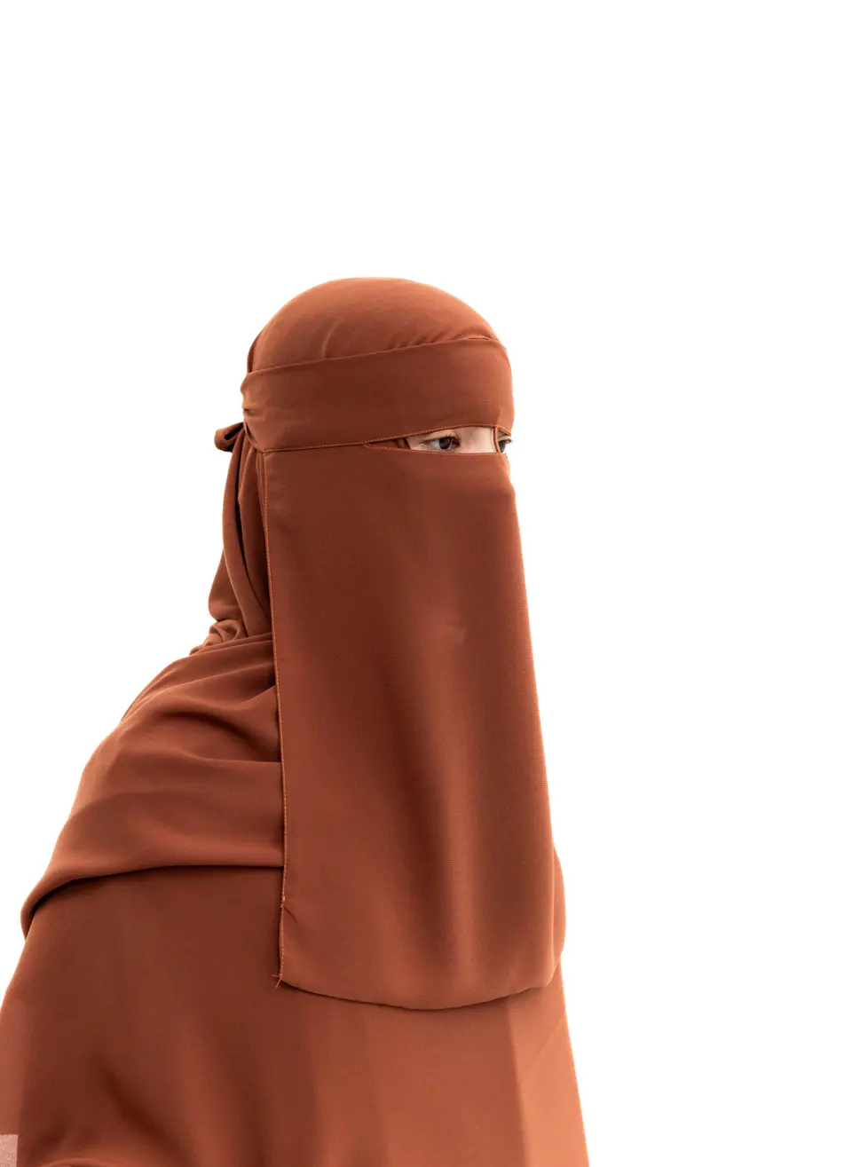 Tie-back Niqaab Bronze