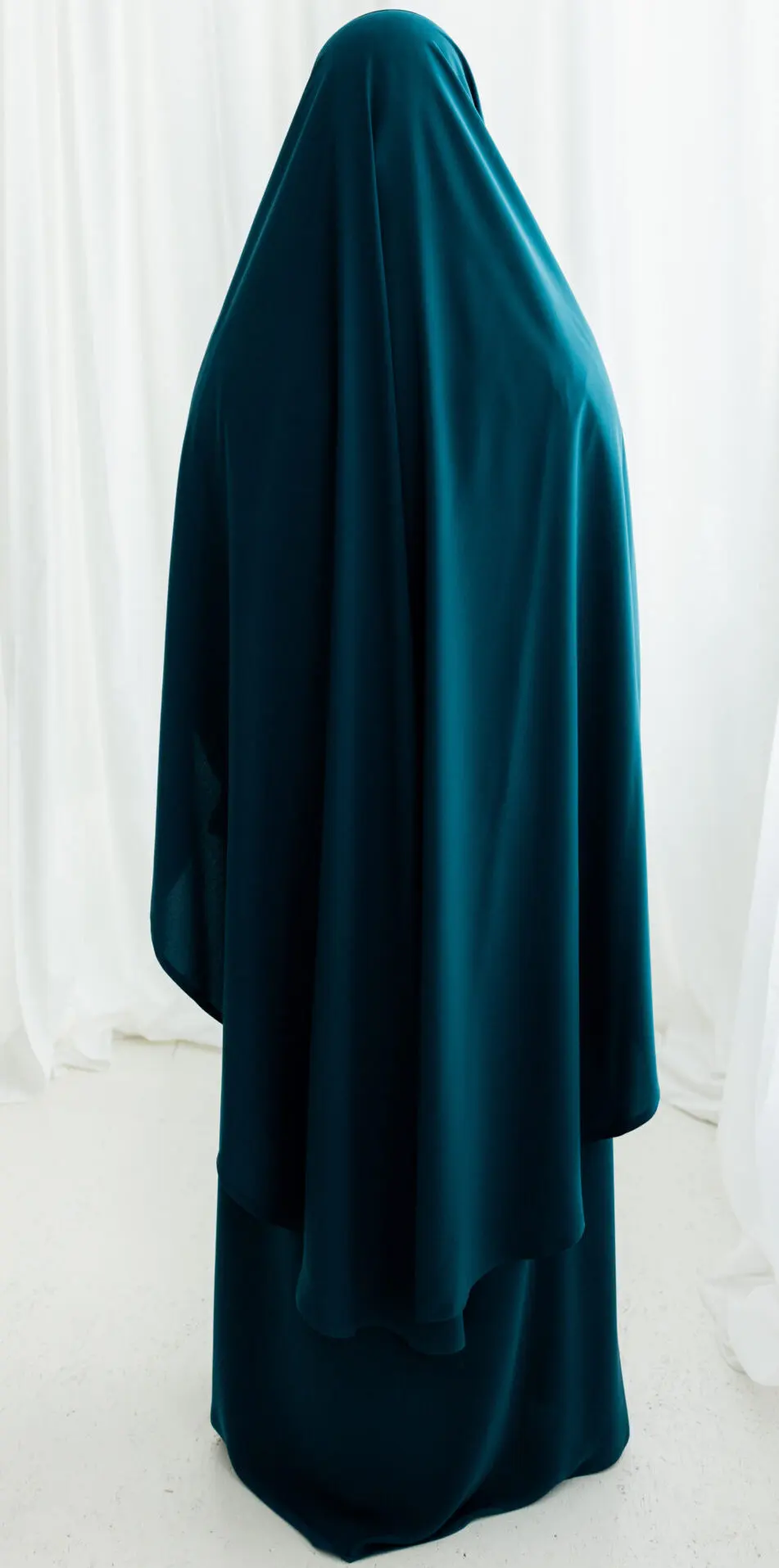 Abaya Basic Petrol Cute Sleeves