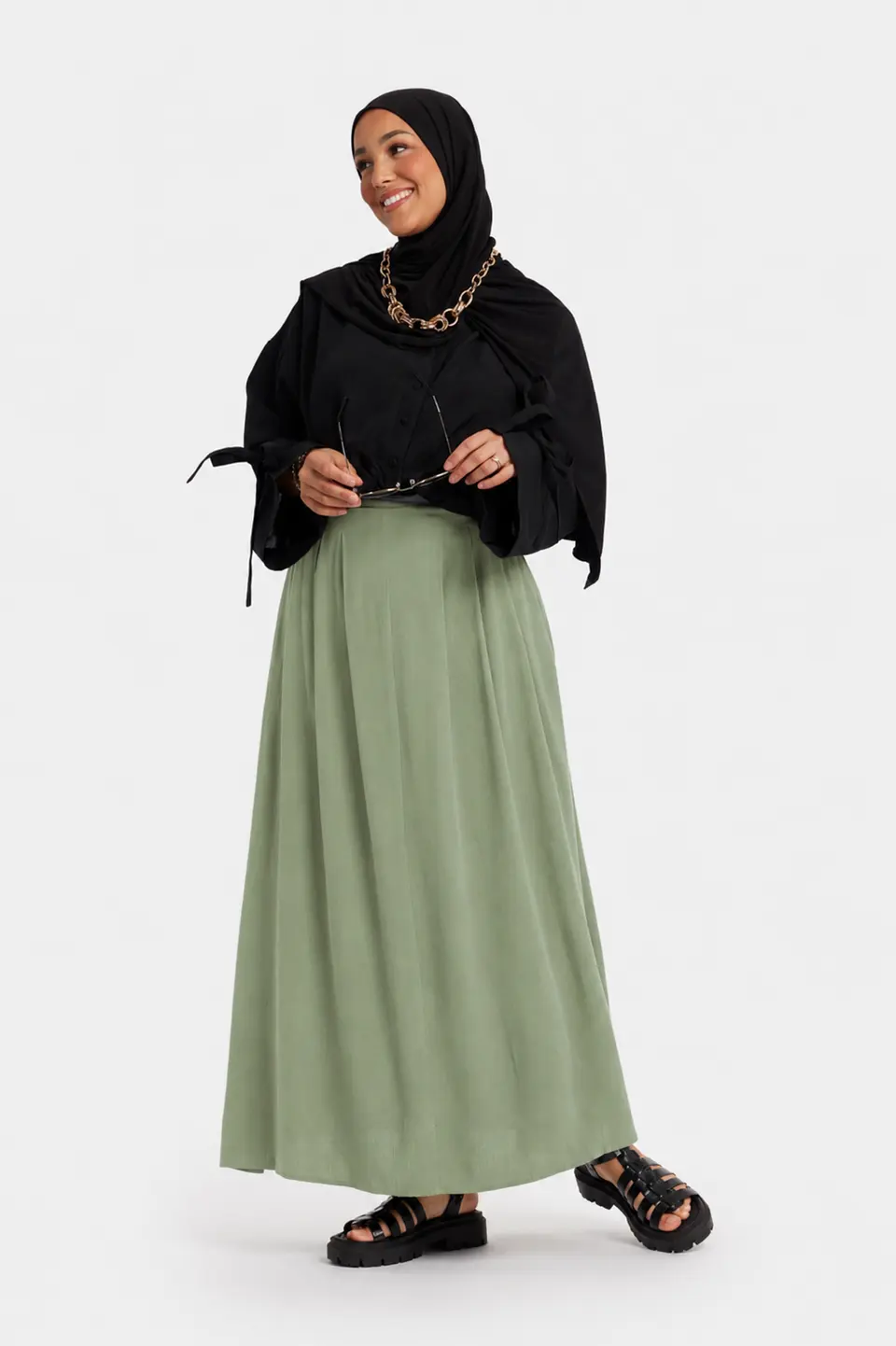 LINEN SKIRT