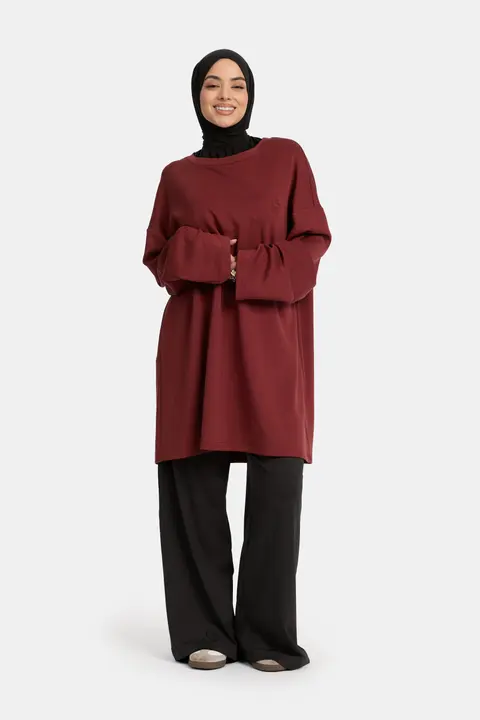OVERSIZED MODAL TOP