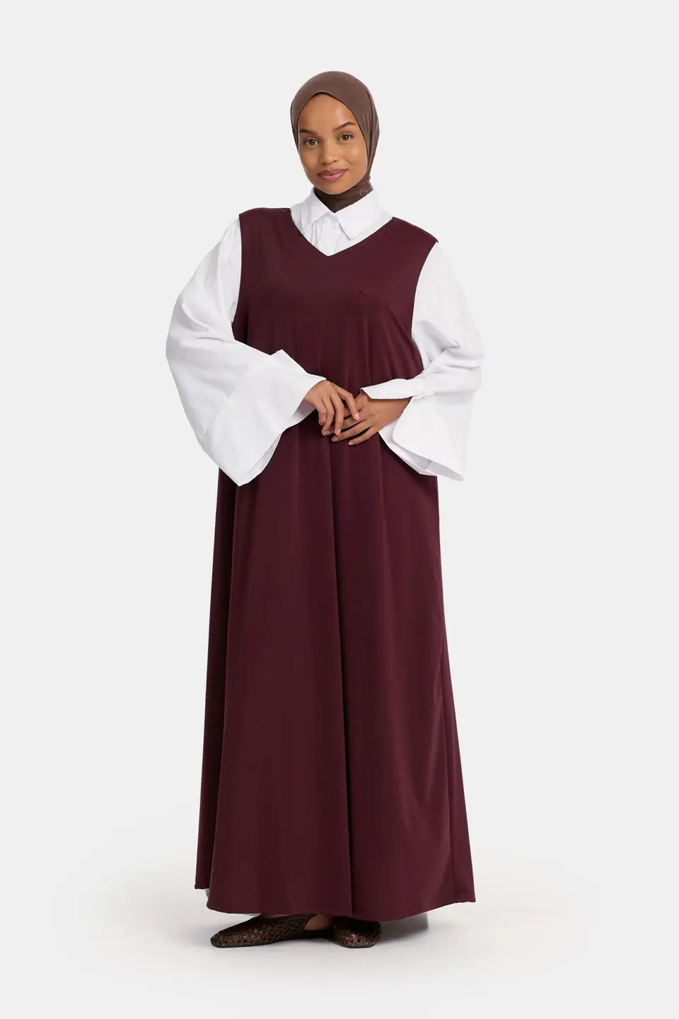 JERSEY GILET DRESS