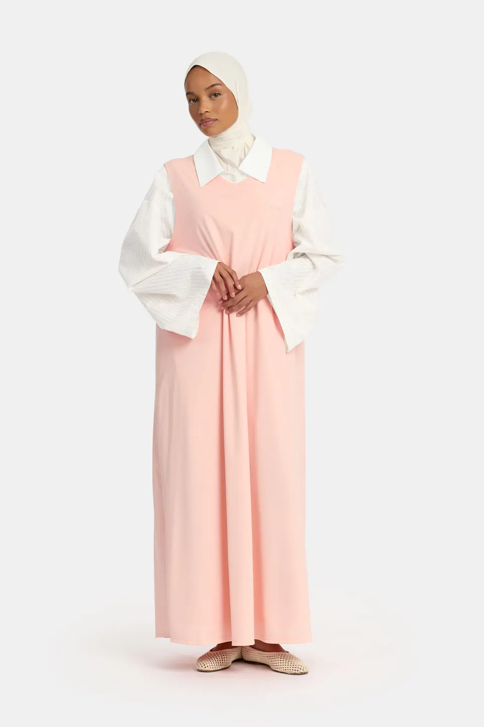 JERSEY GILET DRESS