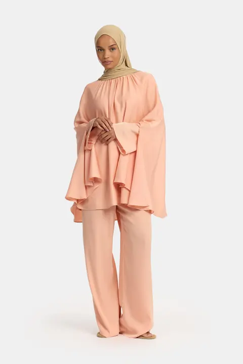 SATIN DRAPE SET