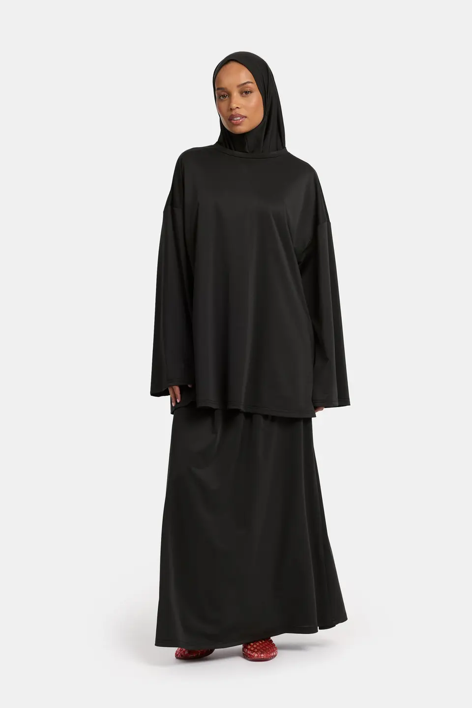 FLOWY SKIRT BURKINI SET