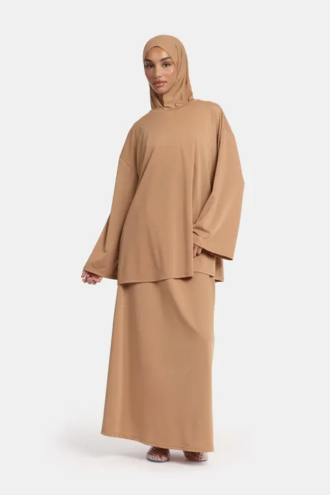 FLOWY SKIRT BURKINI SET