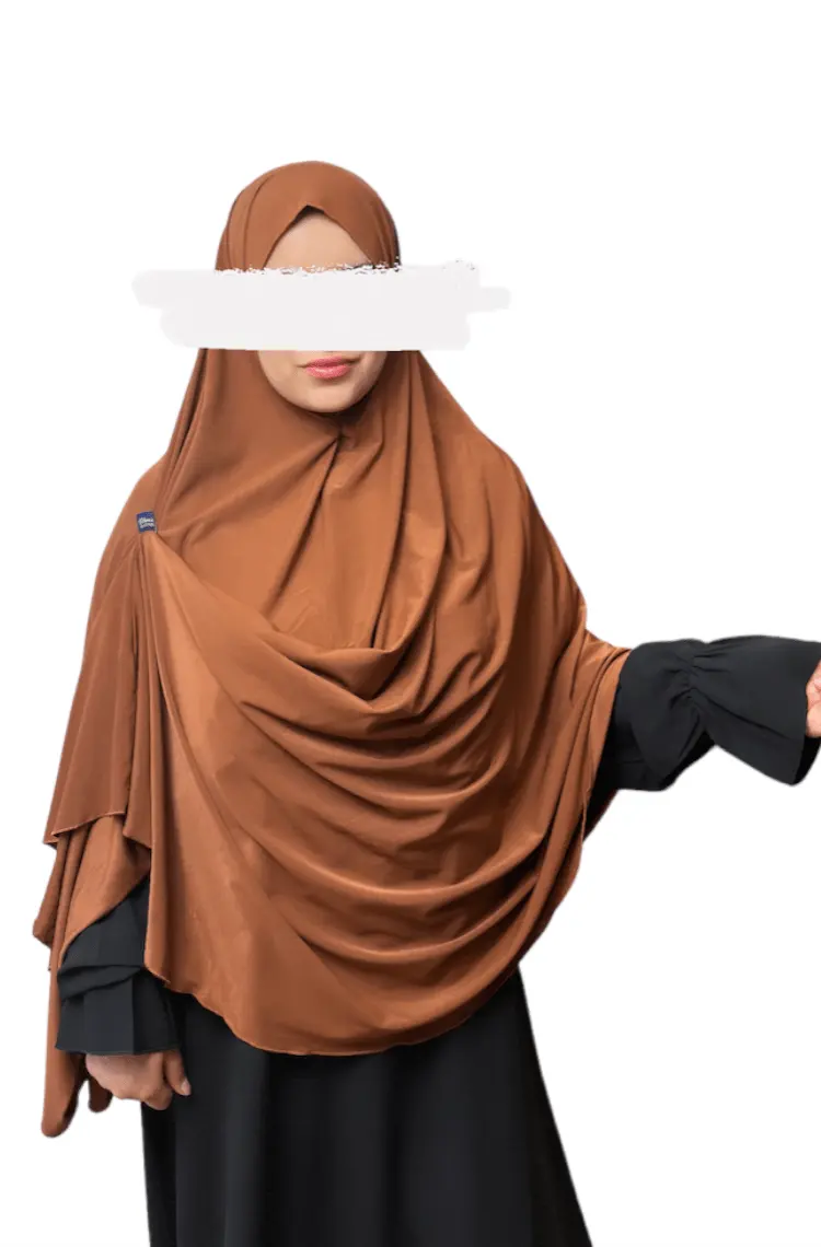 Premium Jersey Khimaar Caramel