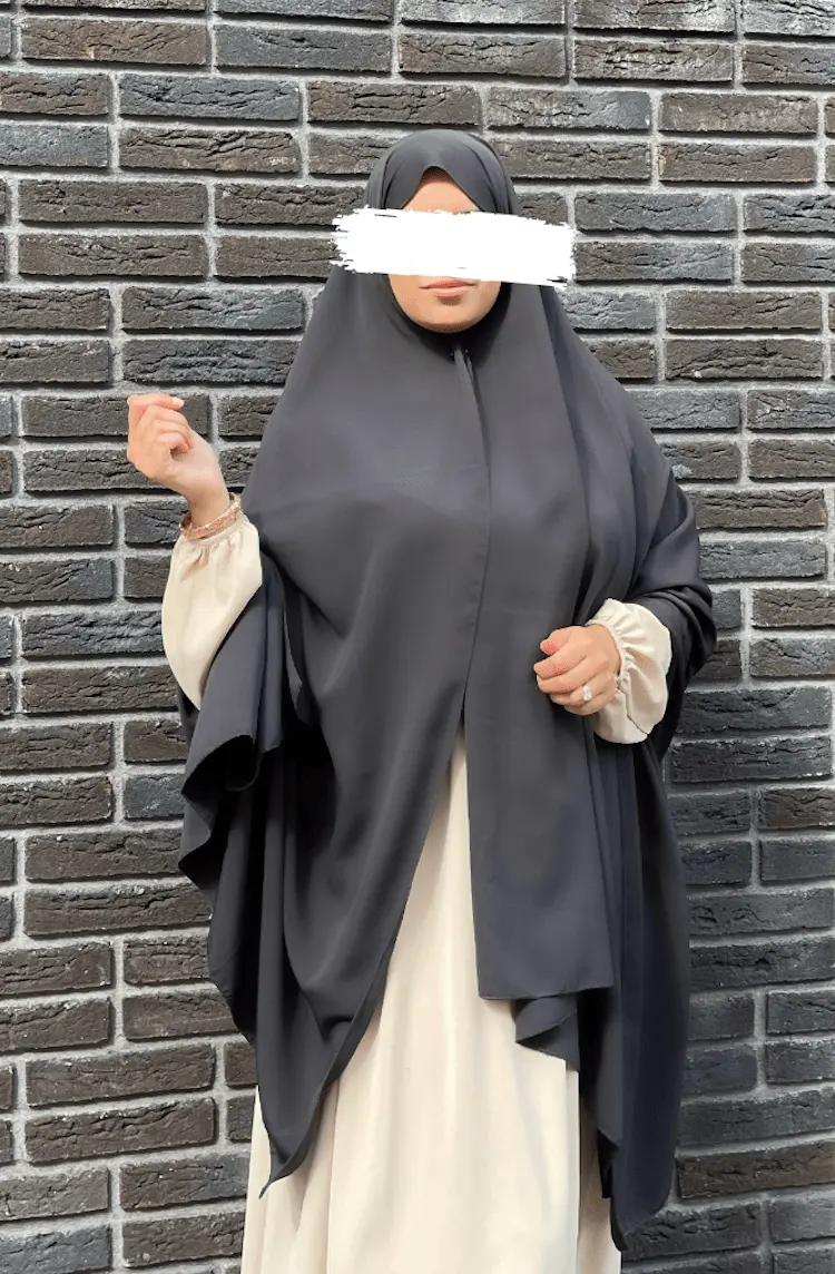 XXL Hijaab zwart