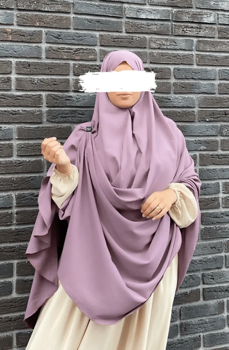 Knie Khimaar Violet
