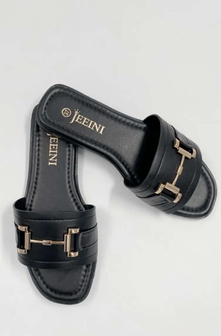 Haya slippers Black