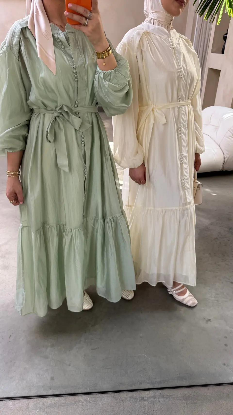 KELIA DRESS ECRU