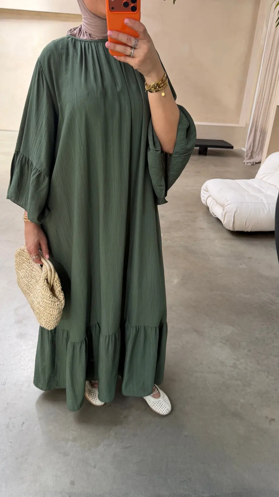 LINDA DRESS KHAKI