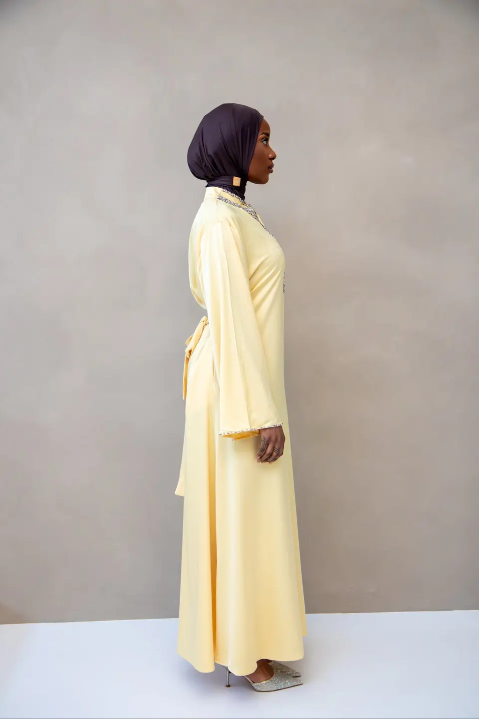ABAYA LAYALI YELLOW