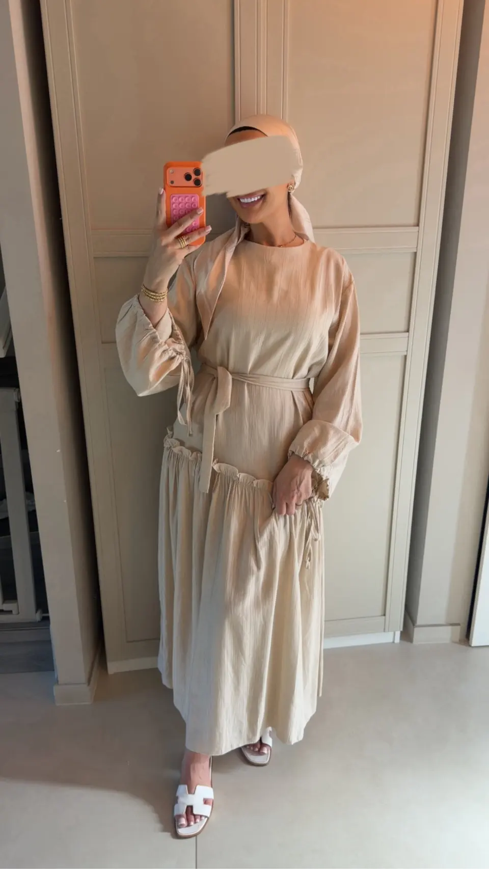 ZEIRA DRESS BEIGE