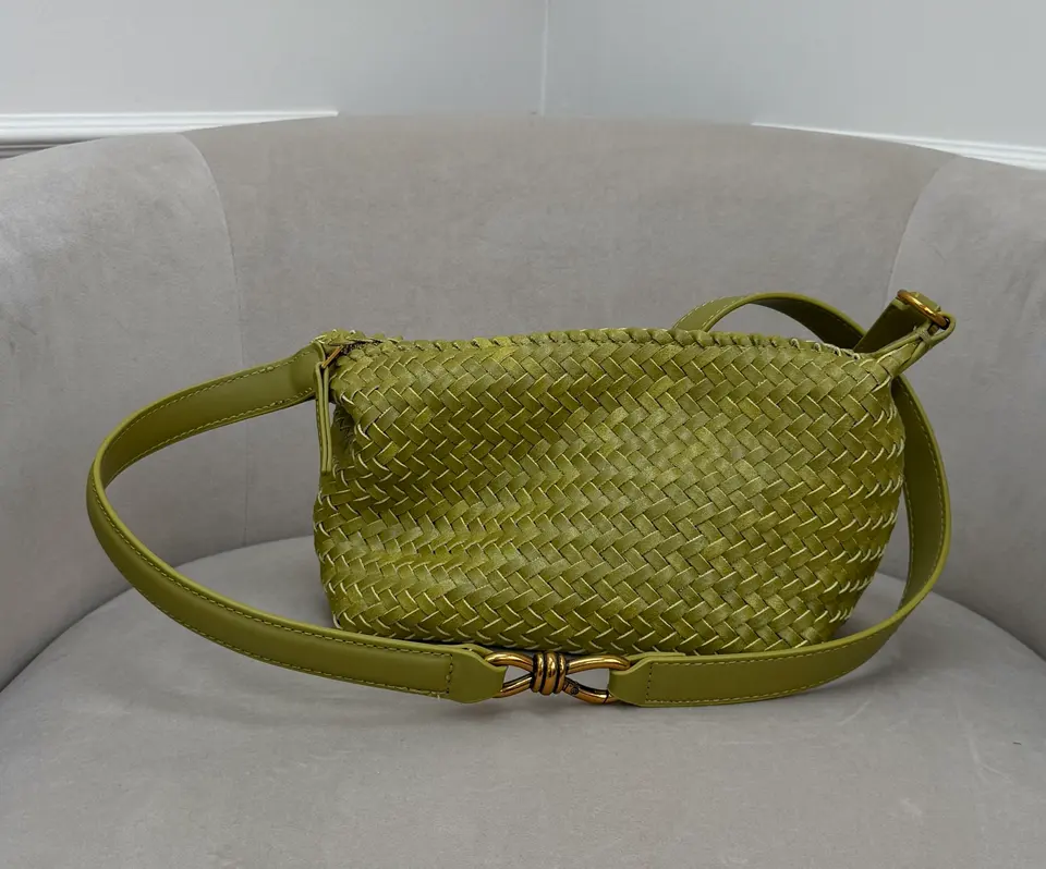 Woven bag Kyra Lime