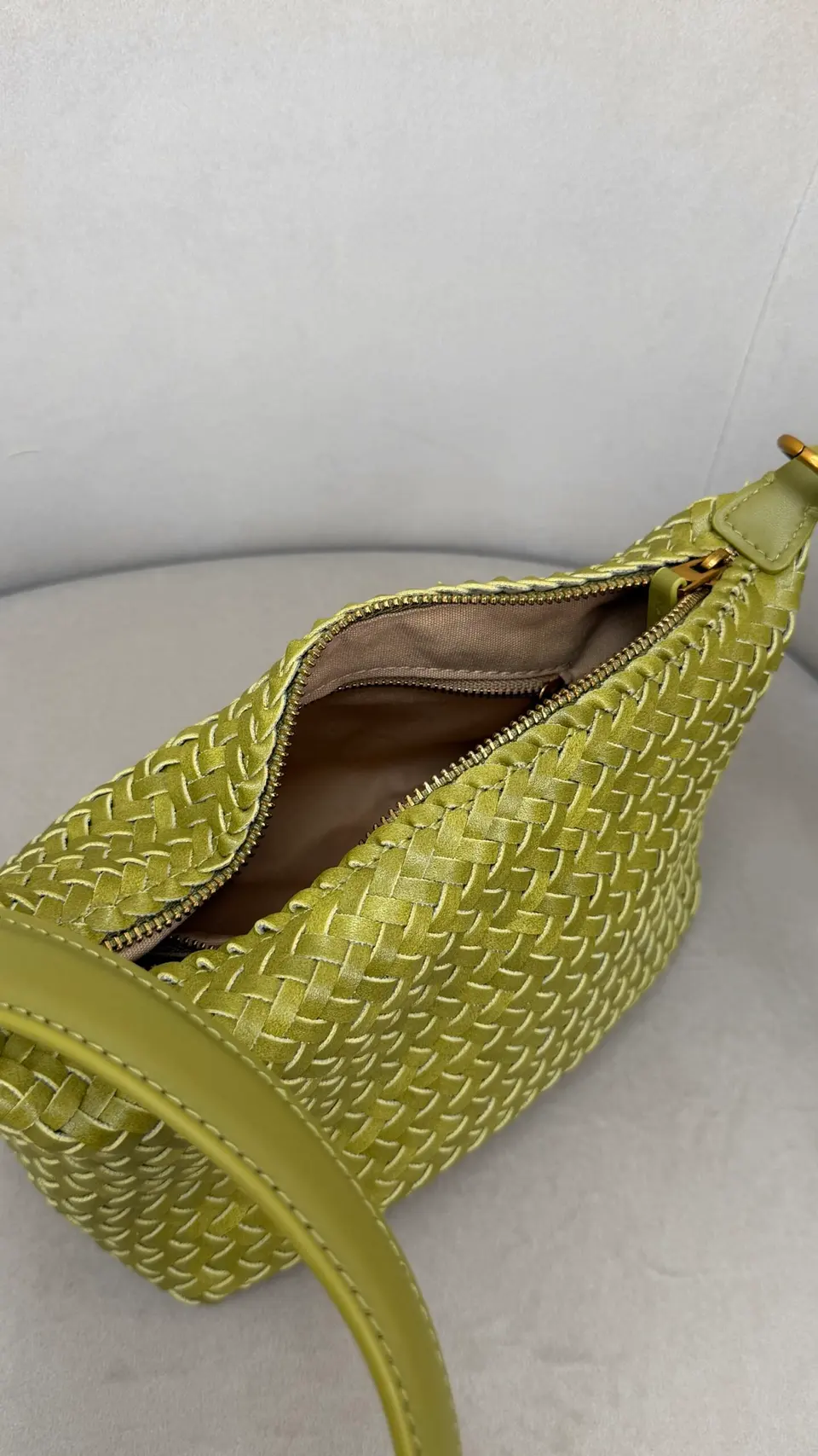 Woven bag Kyra Lime