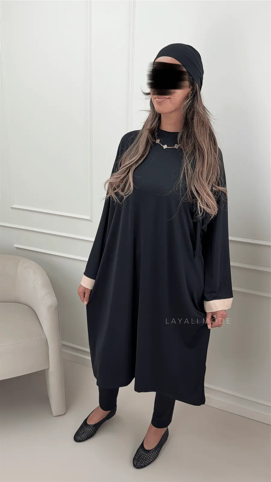 Burkini Lunaire Midi Black
