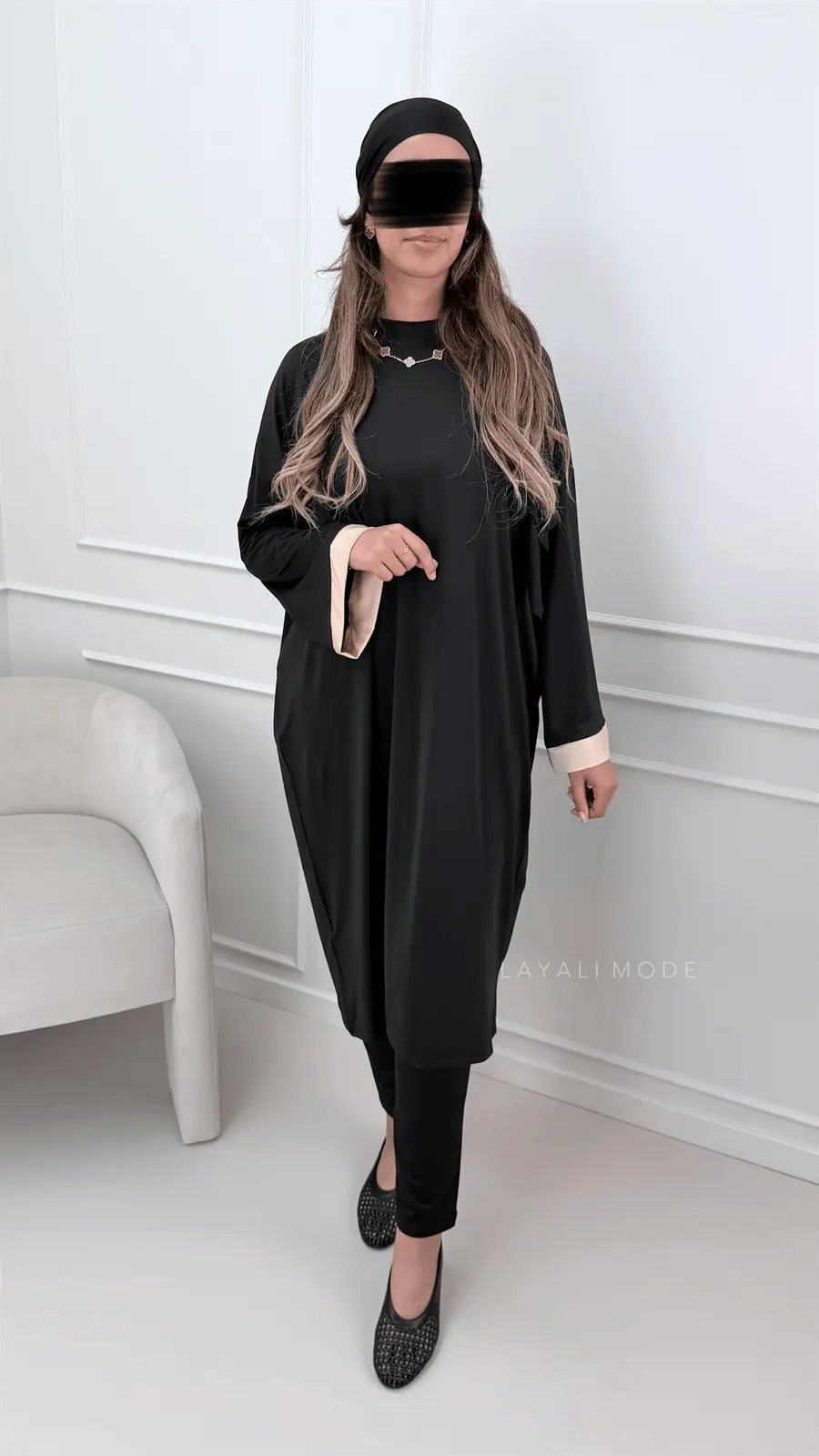 Burkini Lunaire Midi Black