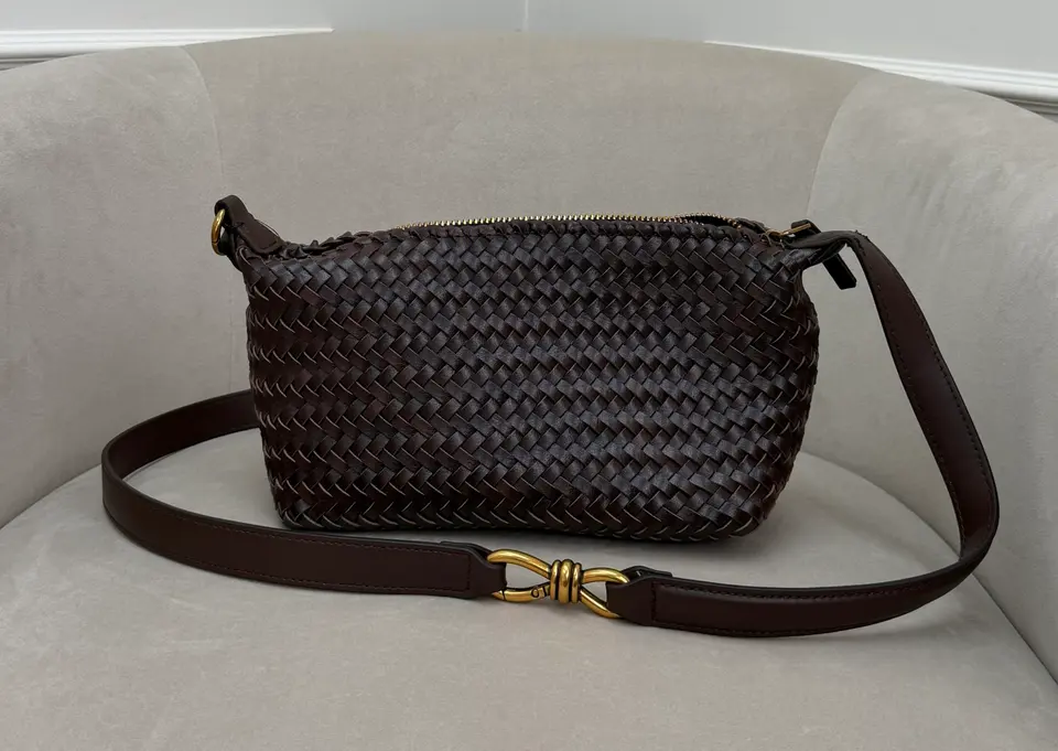 Woven bag Kyra Cacao Brown