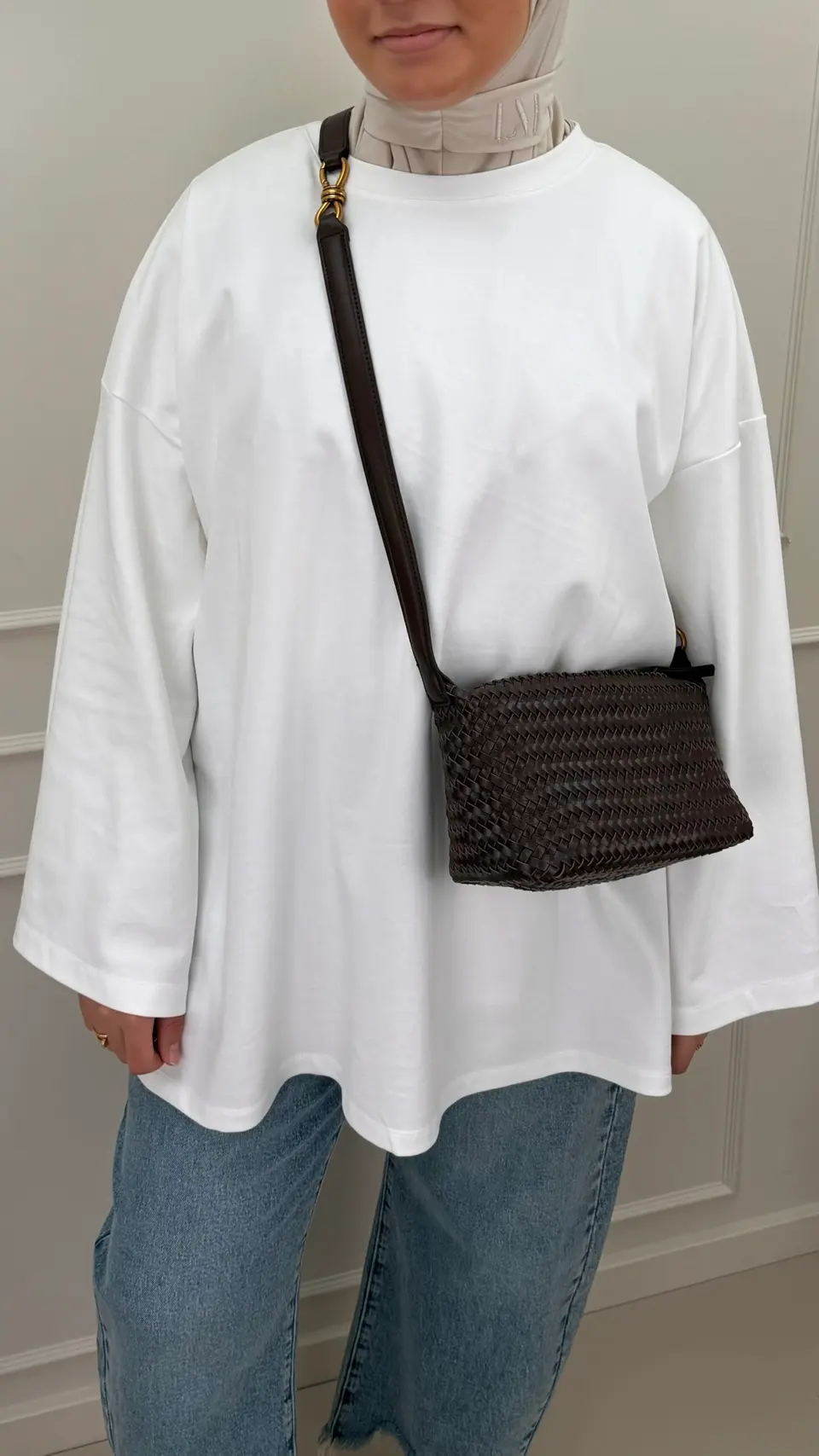 Woven bag Kyra Cacao Brown