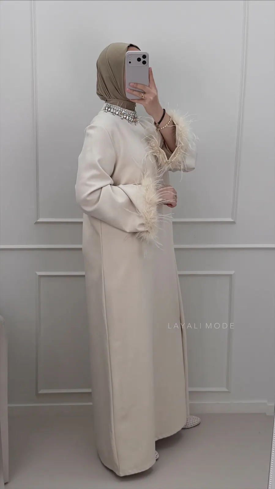 Abaya Kenza Beige