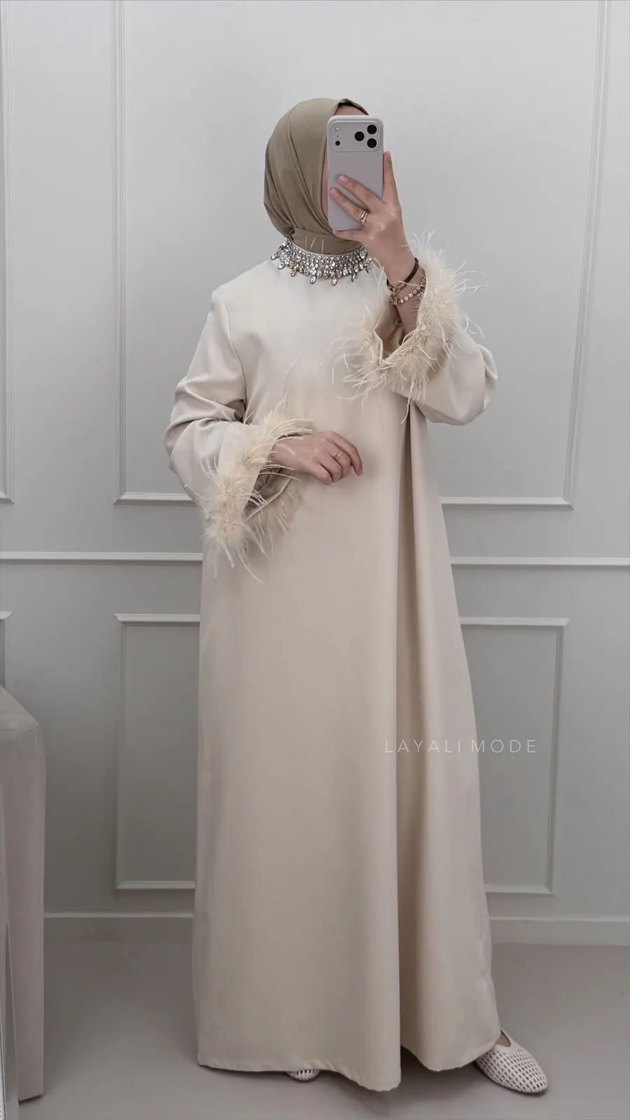 Abaya Kenza Beige