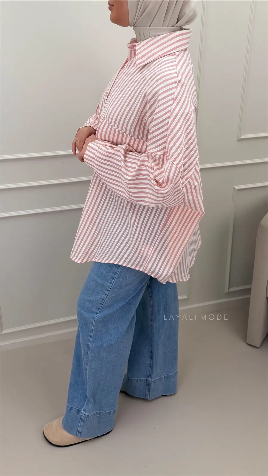Queen Hearts Jeans Front Seam Hannah Light Blue