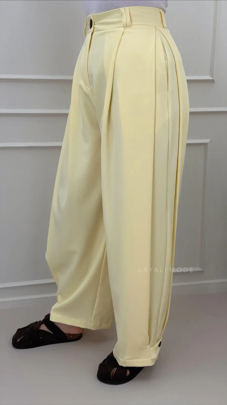 Pantalon Kate Butter Yellow