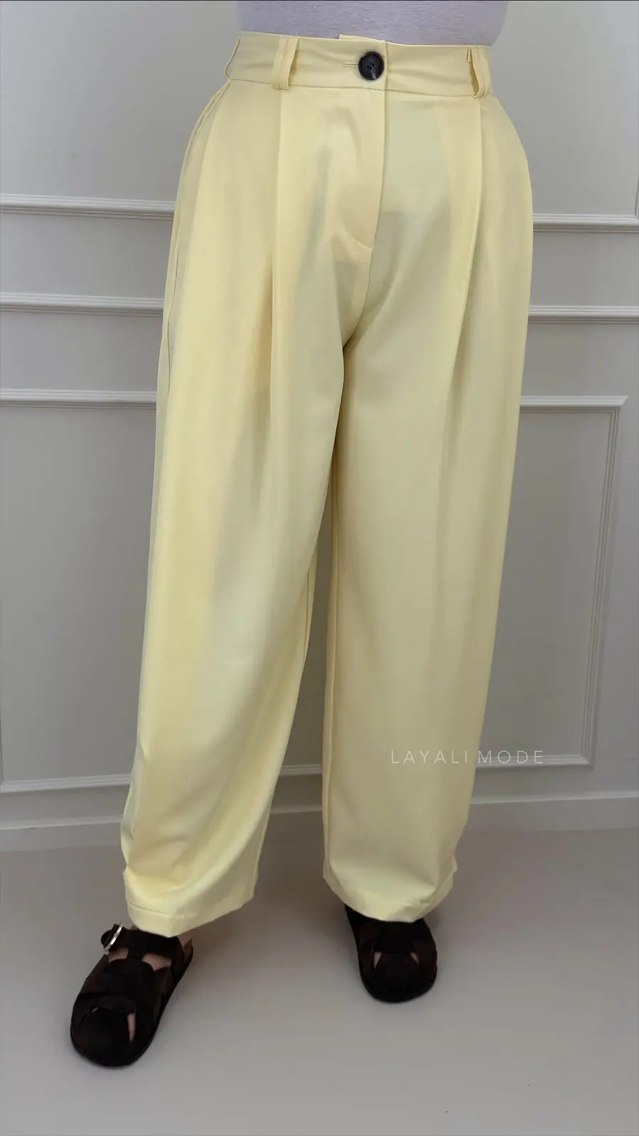 Pantalon Kate Butter Yellow