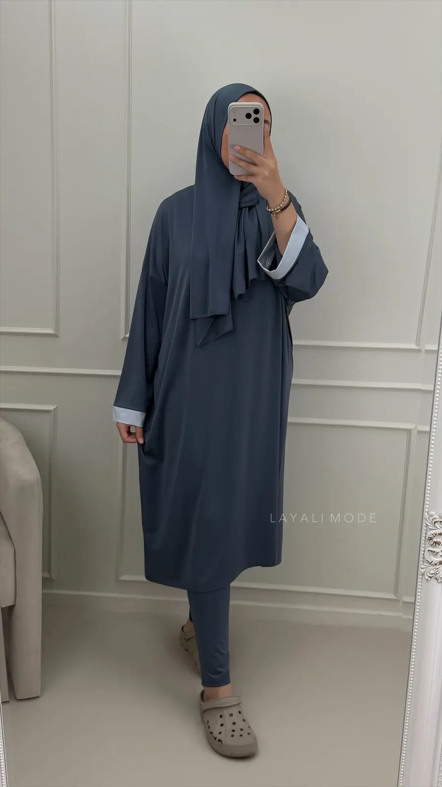 Burkini Lunaire Midi Ocean Blue
