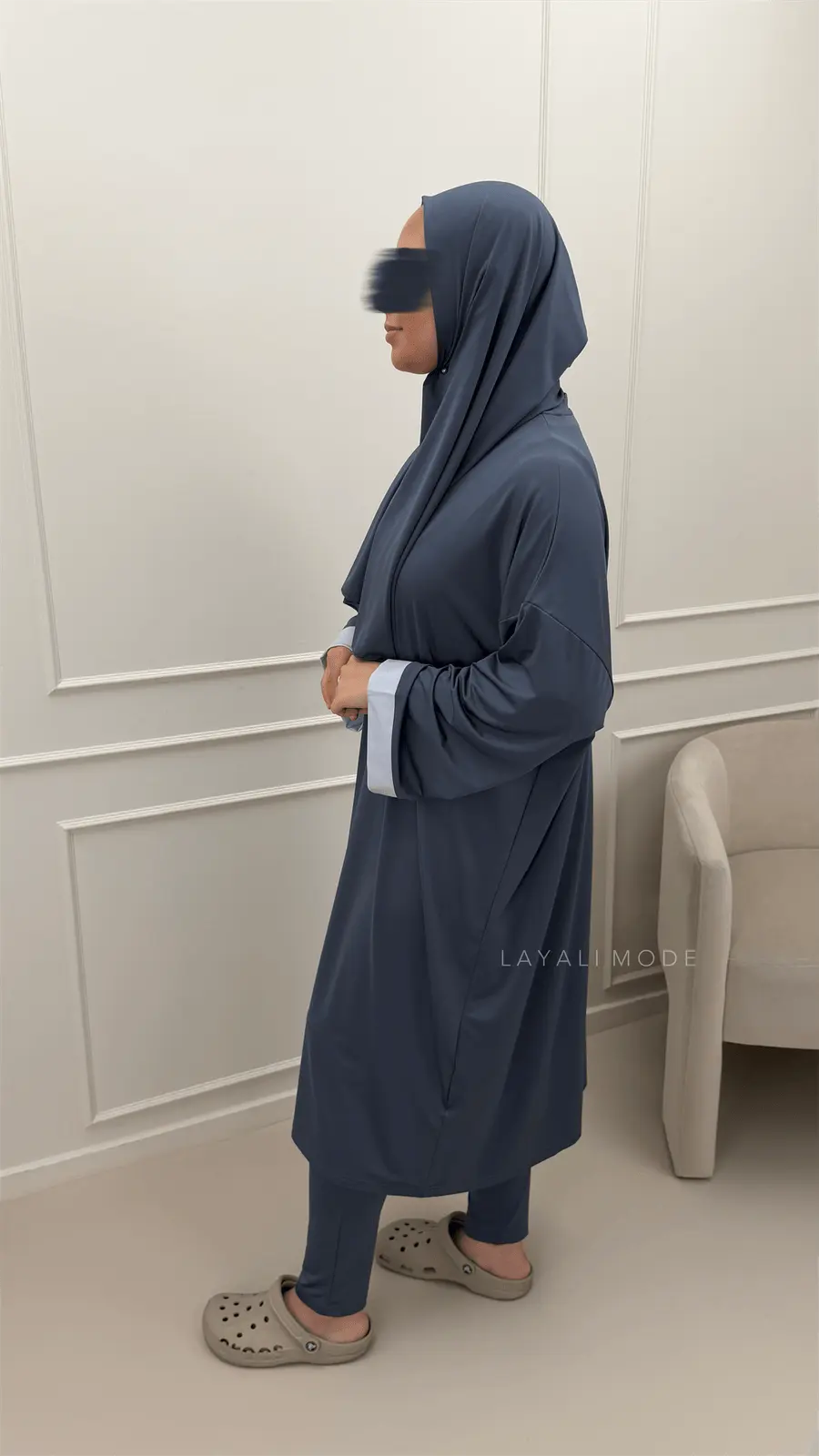 Burkini Lunaire Midi Ocean Blue