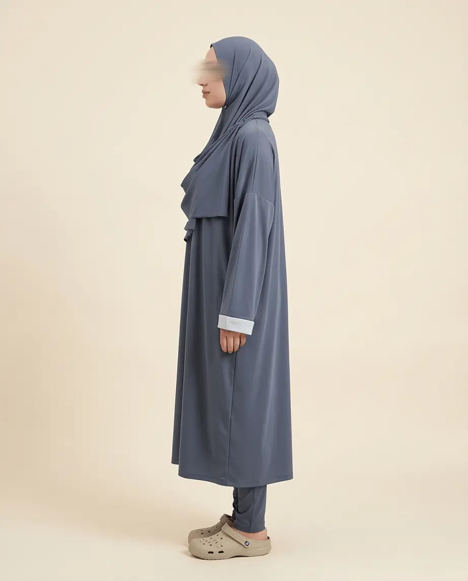 Burkini Lunaire Midi Ocean Blue