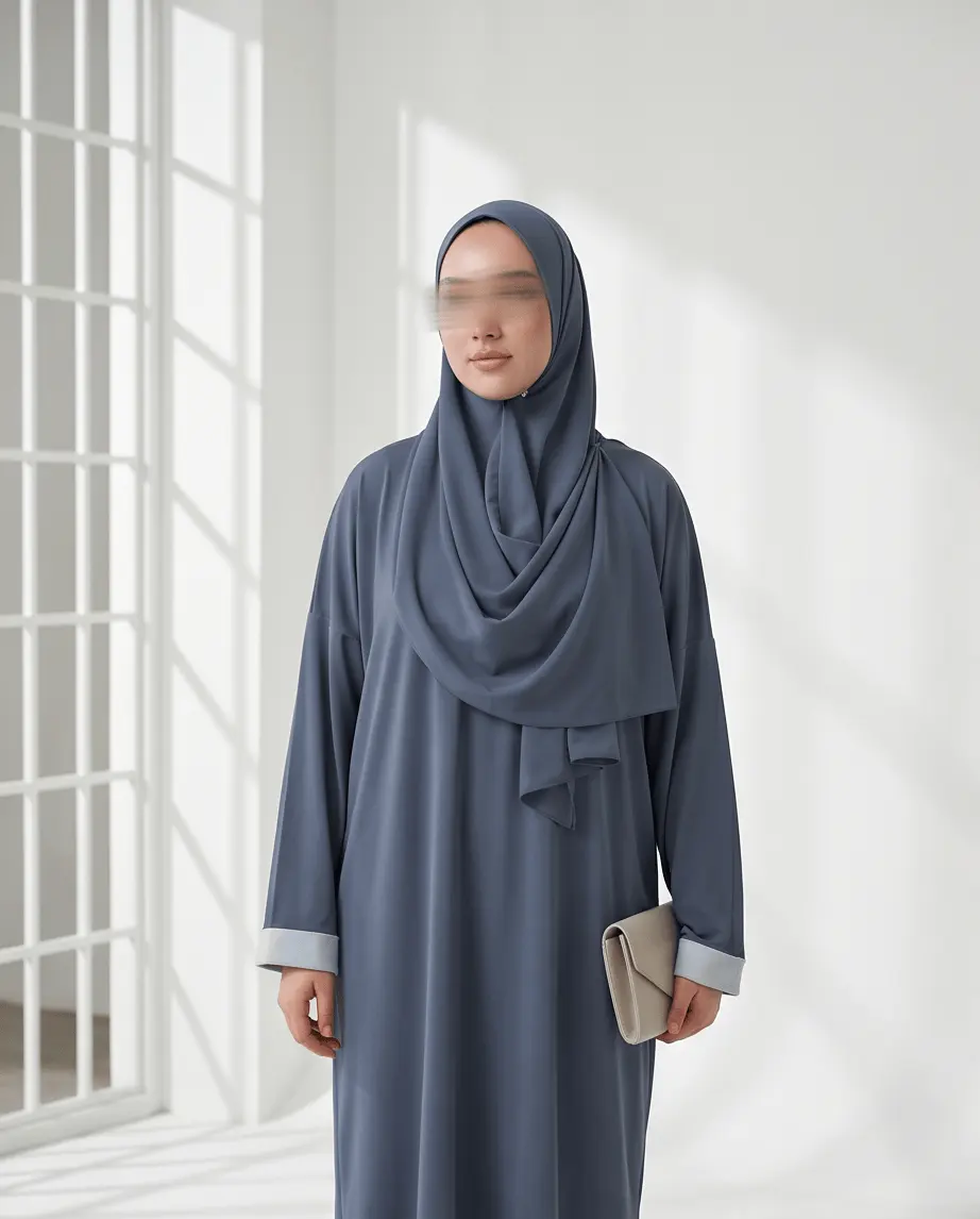Burkini Lunaire Midi Ocean Blue