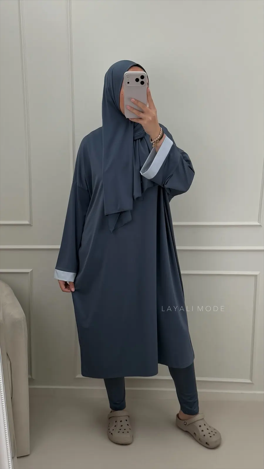 Burkini Lunaire Midi Ocean Blue