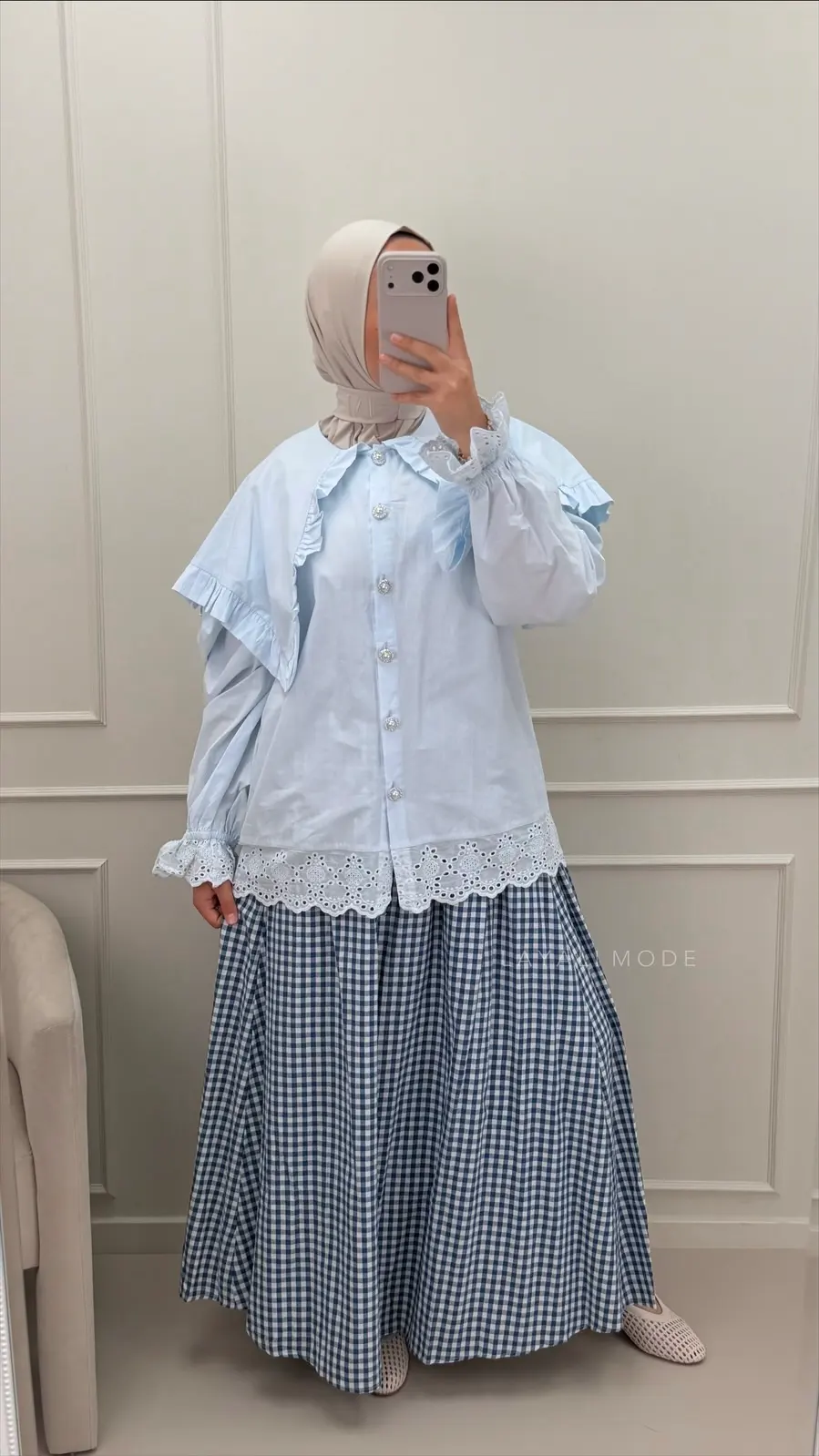 Blouse Marieke Baby Blue