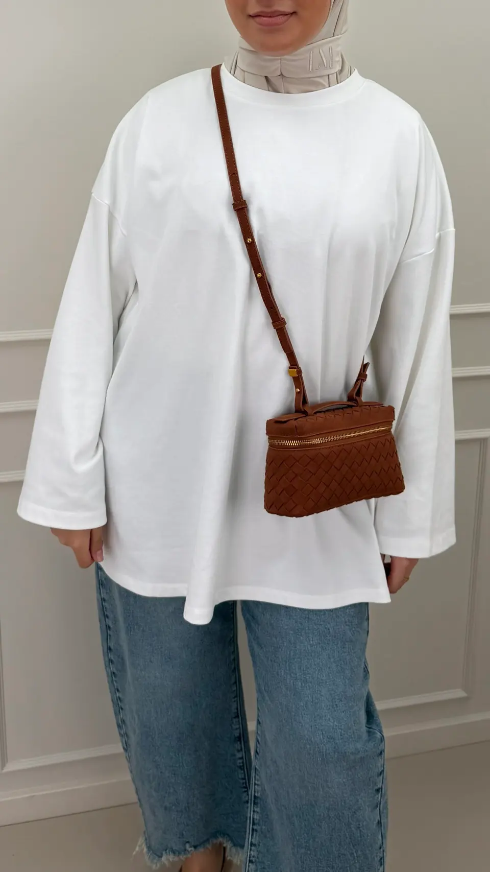 Woven Bag Tara Cognac