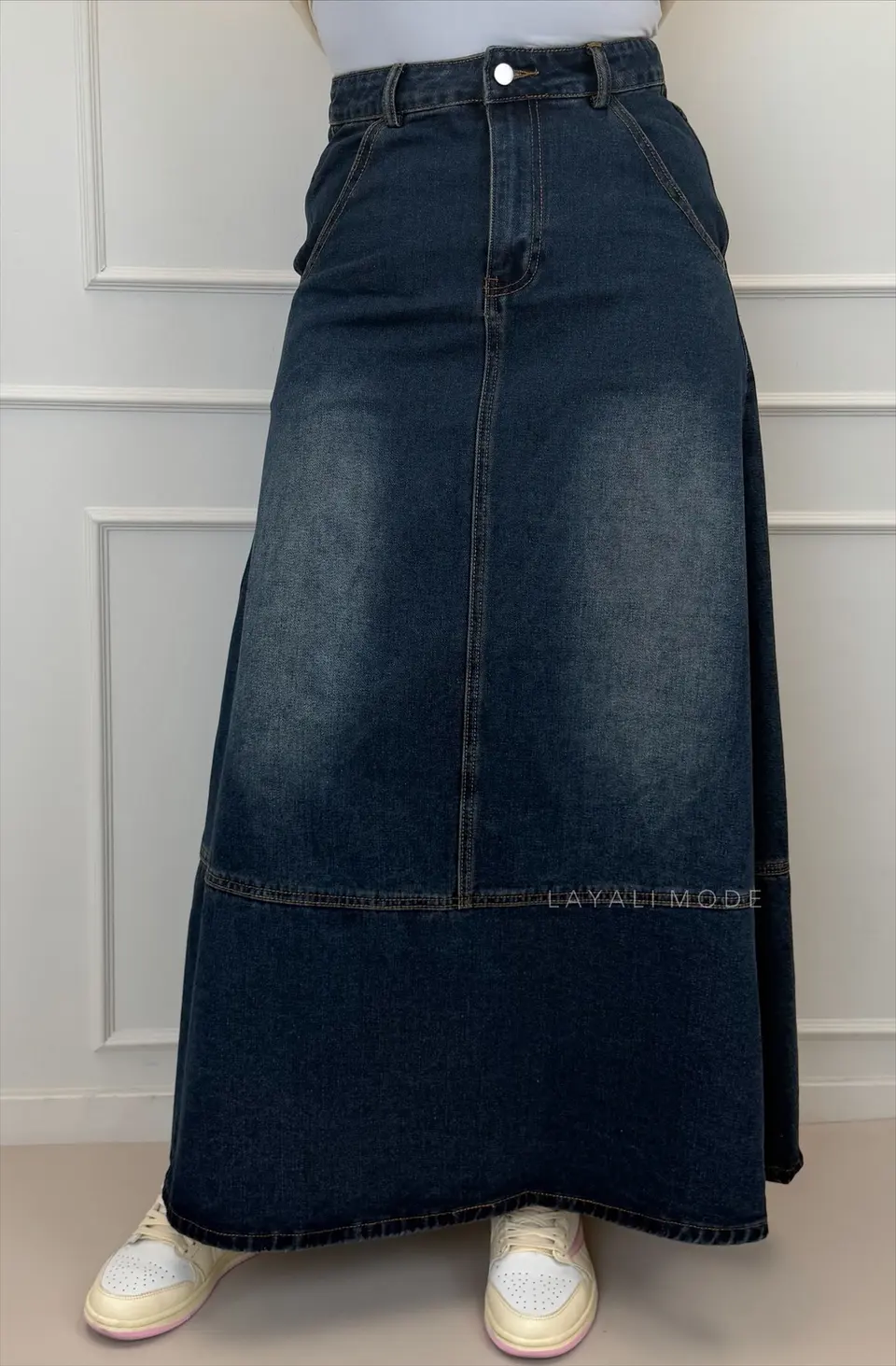 Jeans Rok Esra Navy Blue