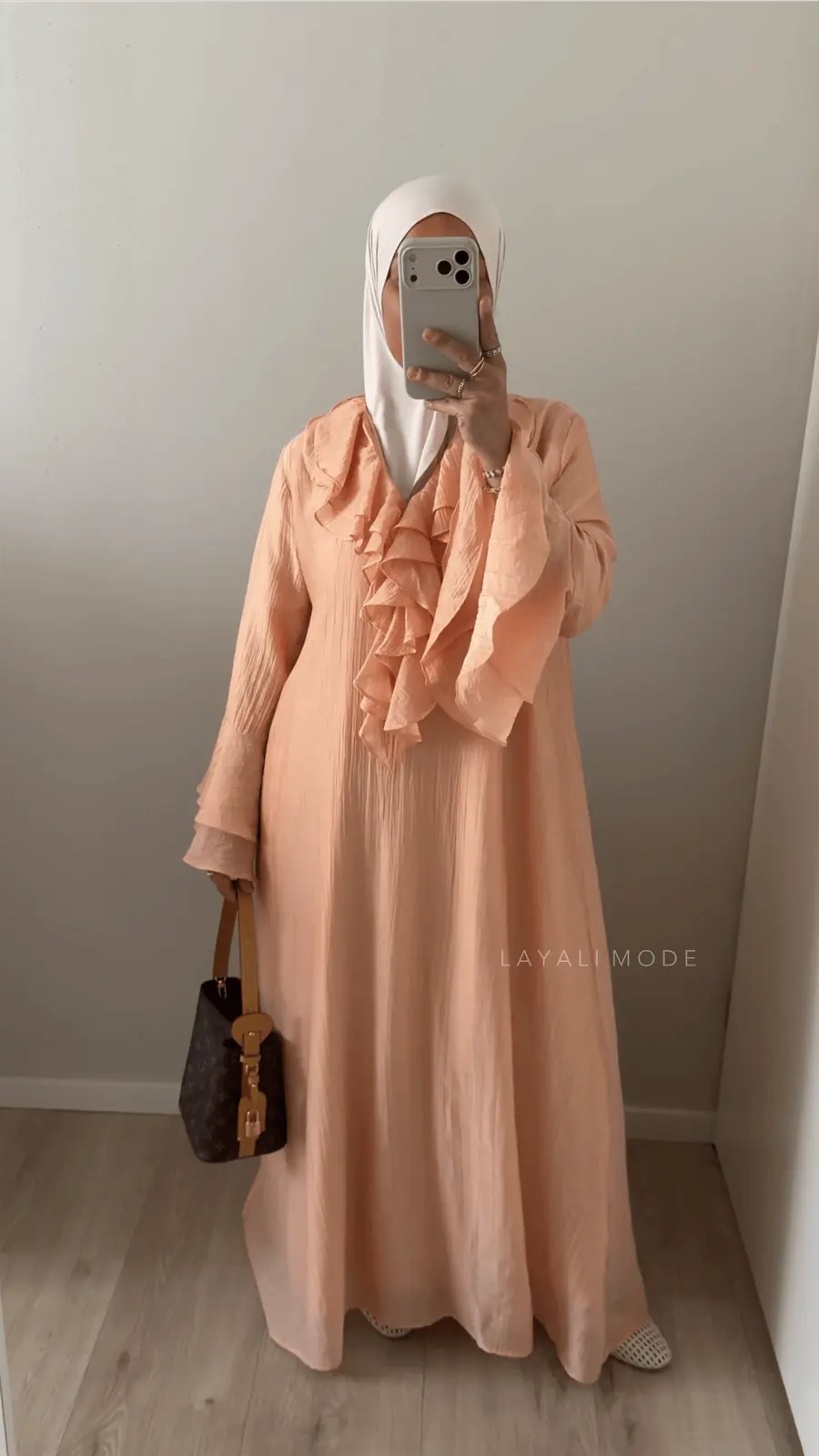 Jurk Adriana Peach