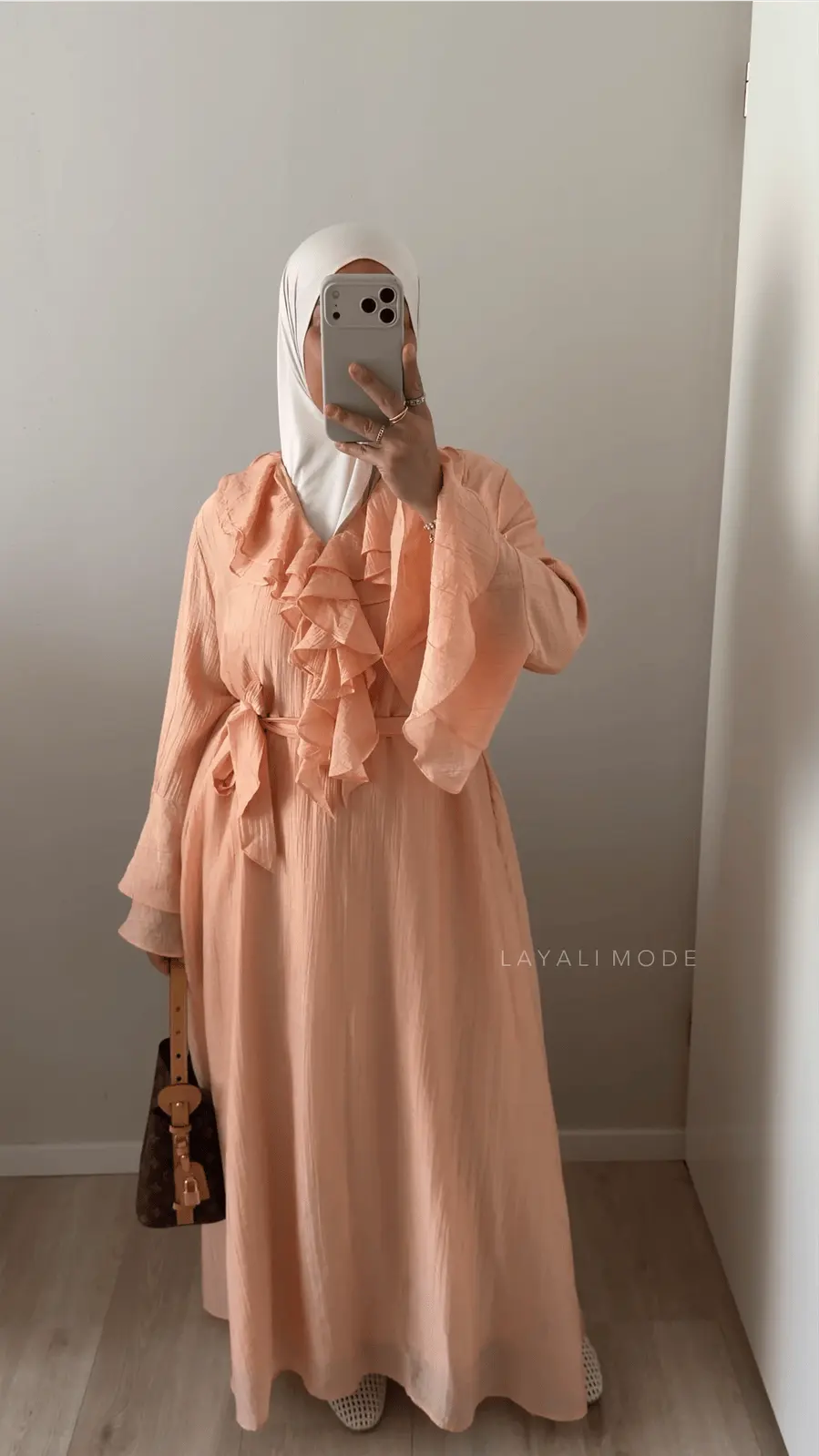 Jurk Adriana Peach