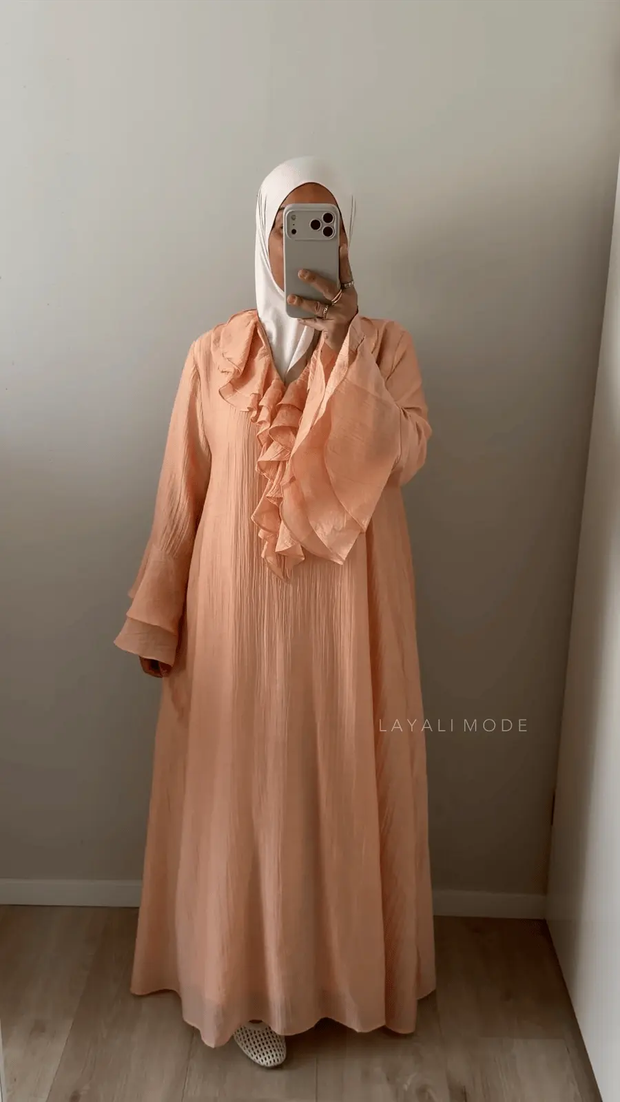 Jurk Adriana Peach