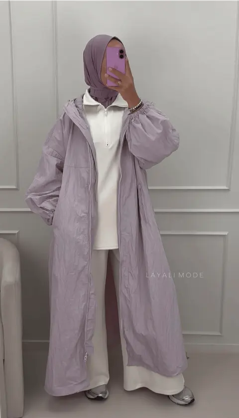 Regenjas Lina Lilac